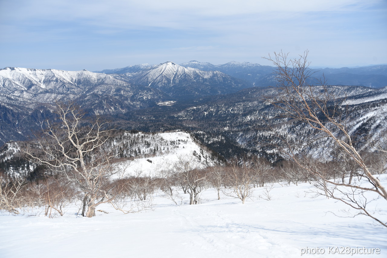 大雪山層雲峡黒岳ロープウェイスキー場　積雪 380cm！標高1,984ｍの黒岳山頂から大斜面にシュプールを描く(*^^)v 